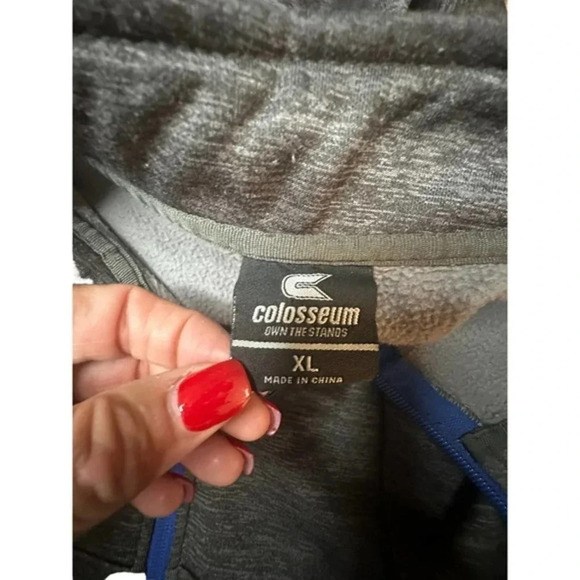 Colosseum Athletics Gray Florida Gators Full-Zip Sweatshirt Size‎ XL - Picture 2 of 4